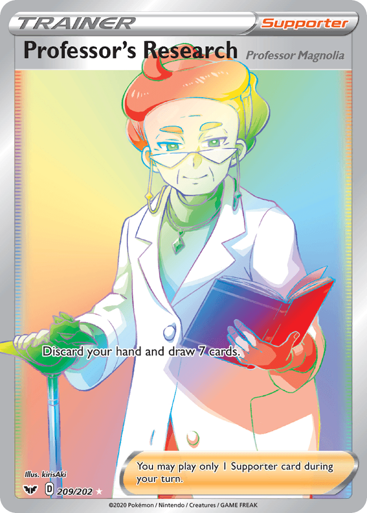 Professor's Research (Professor Magnolia) Pokémon card
