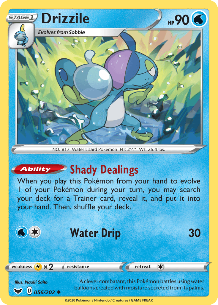 Drizzile Pokémon card