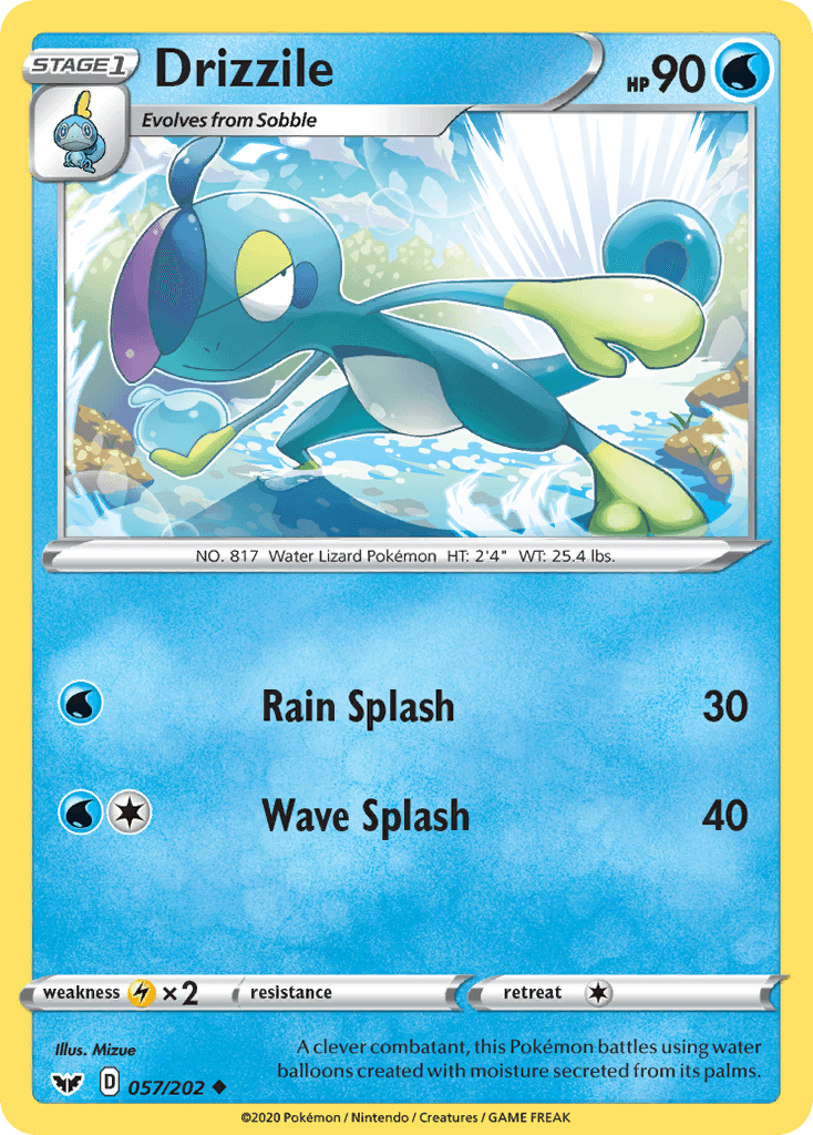 Drizzile Pokémon card