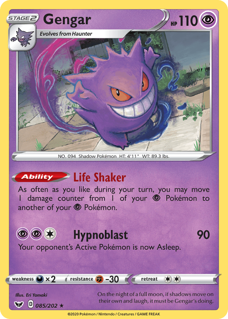 Gengar from Sword & Shield