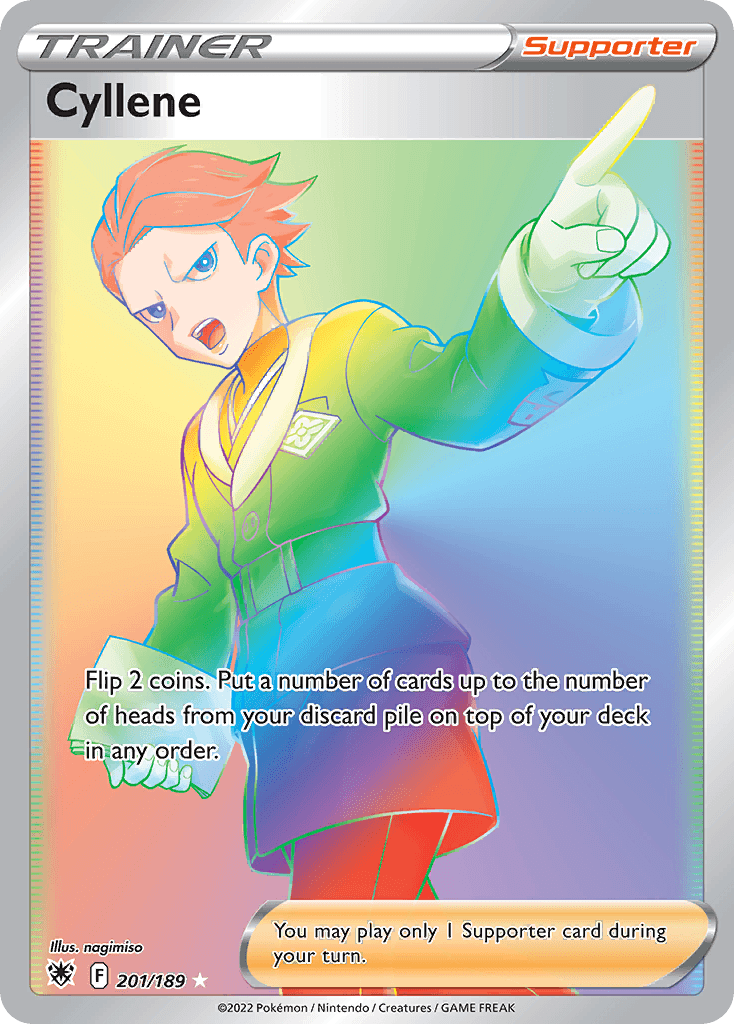Cyllene Pokémon card