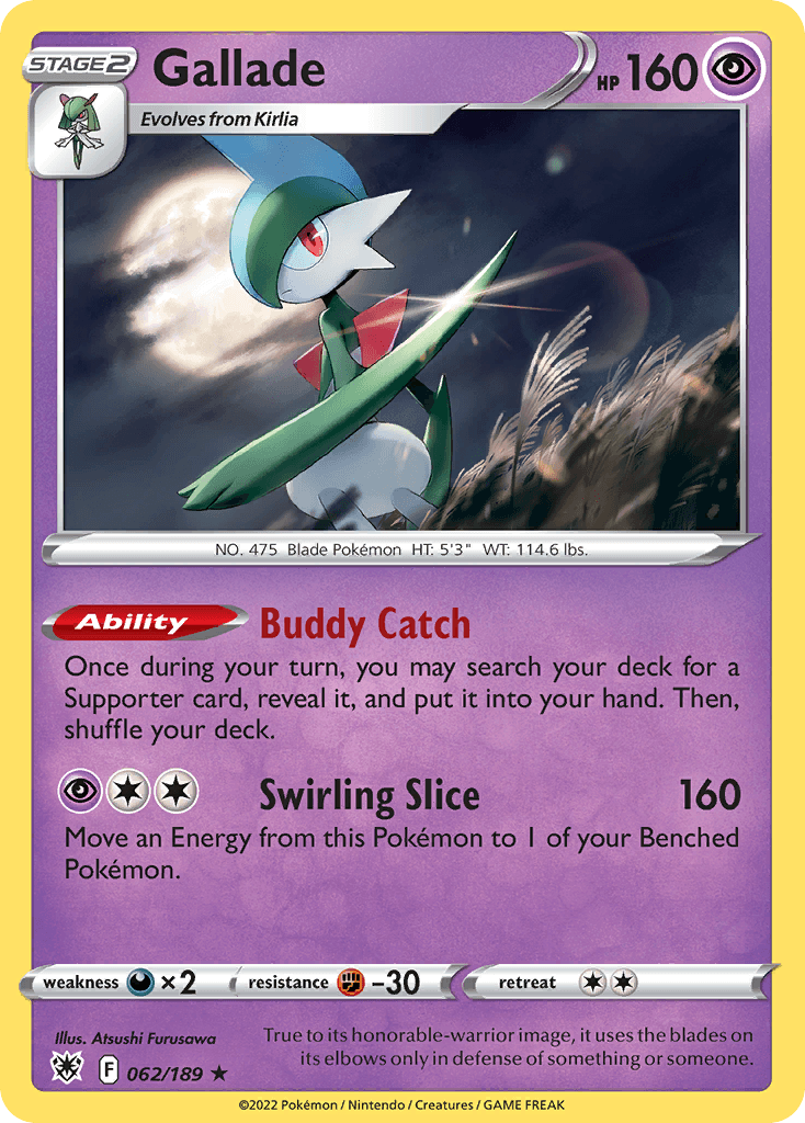 Gallade illustrated by Atsushi Furusawa