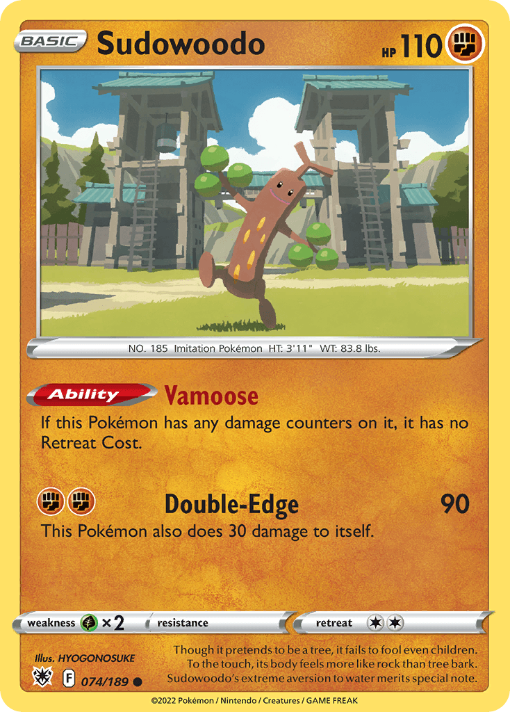 Sudowoodo illustrated by HYOGONOSUKE