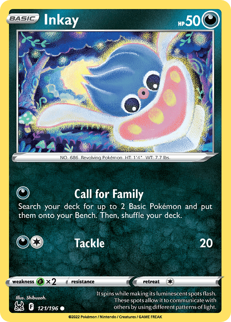 Inkay Pokémon card