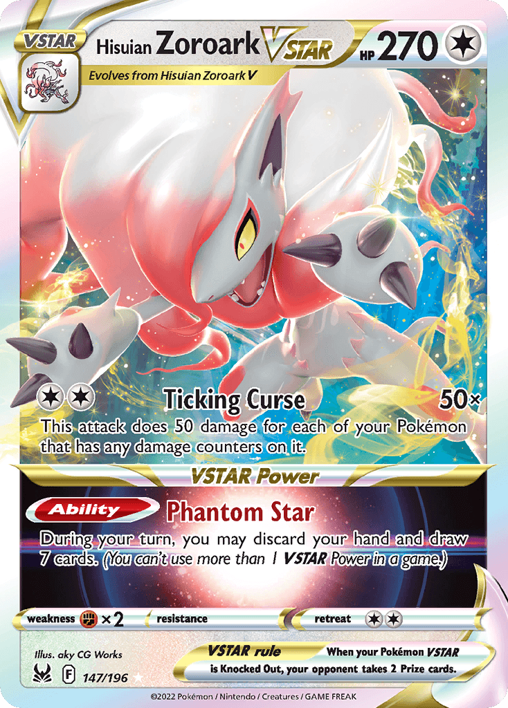 Hisuian Zoroark VSTAR — Rare Holo VSTAR