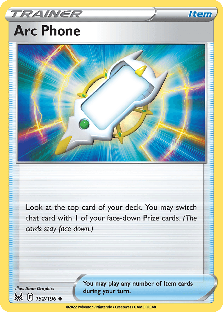 Arc Phone Pokémon card