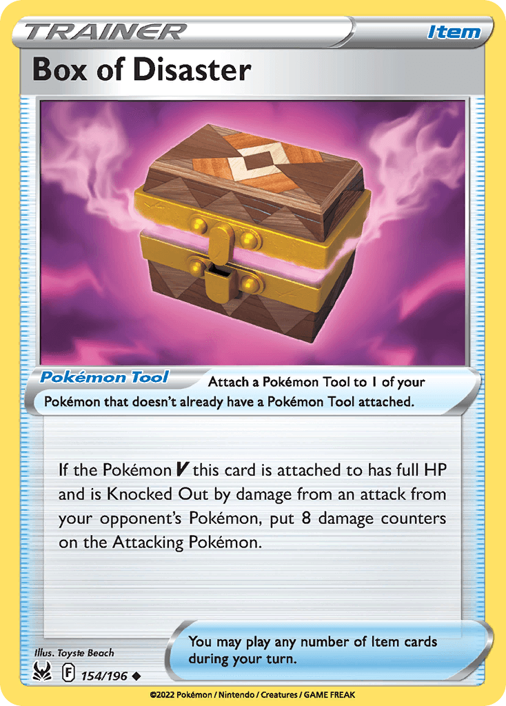 Box of Disaster Pokémon card