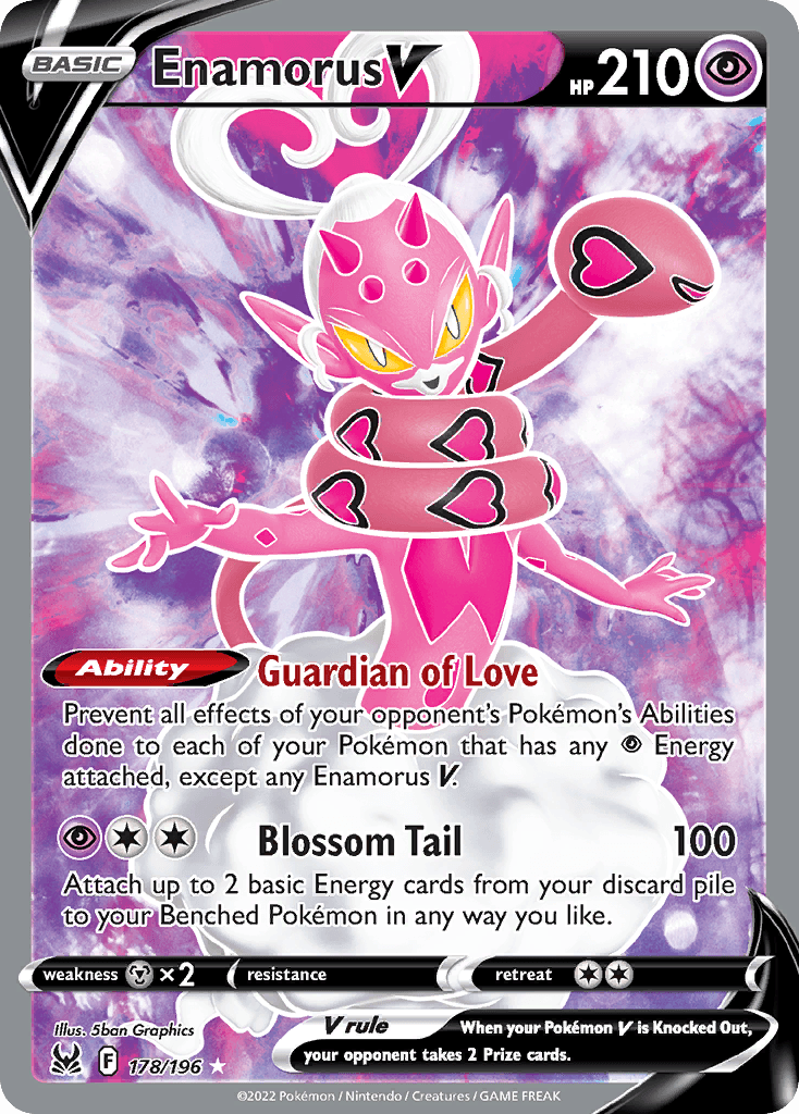 Enamorus V Pokémon card
