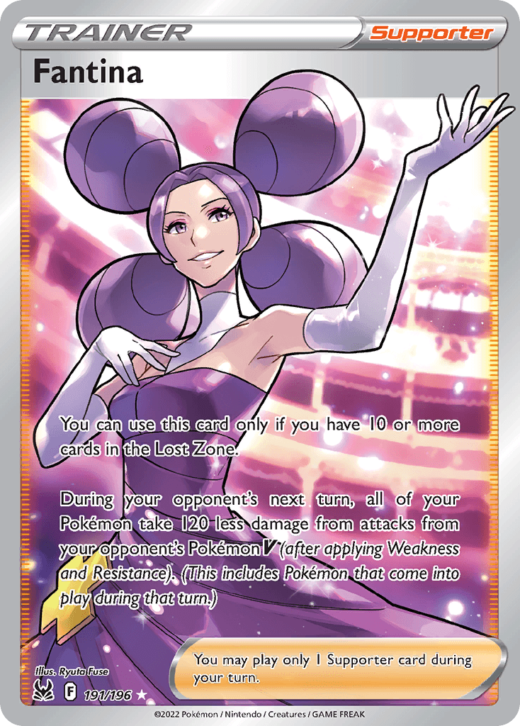 Fantina Pokémon card