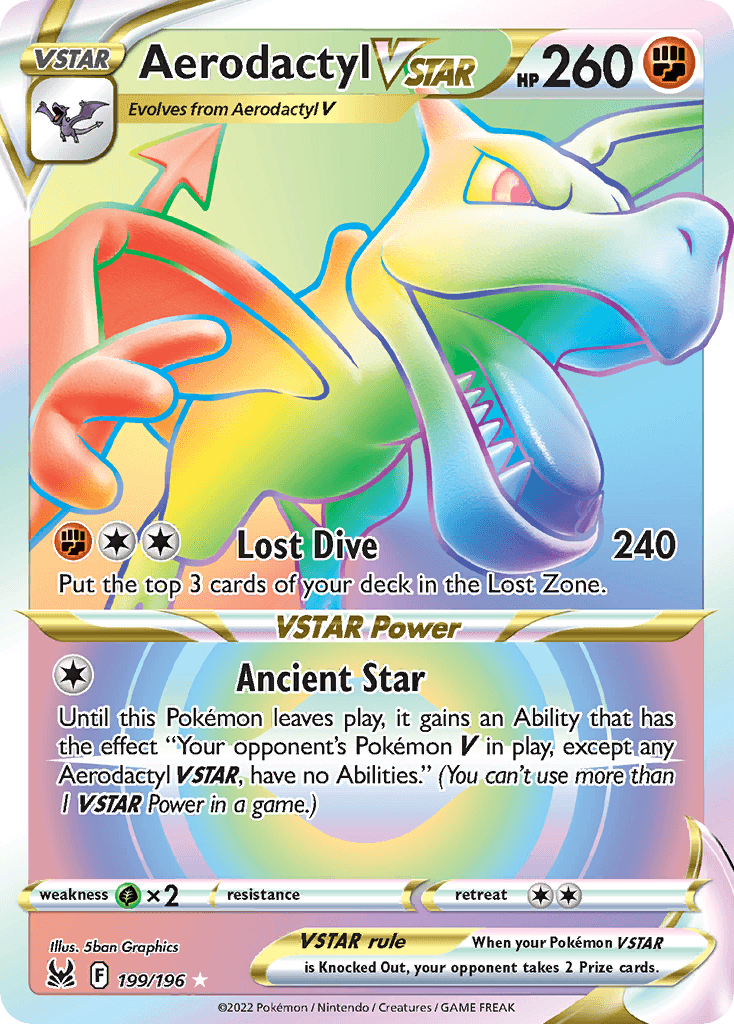 Aerodactyl VSTAR Pokémon card