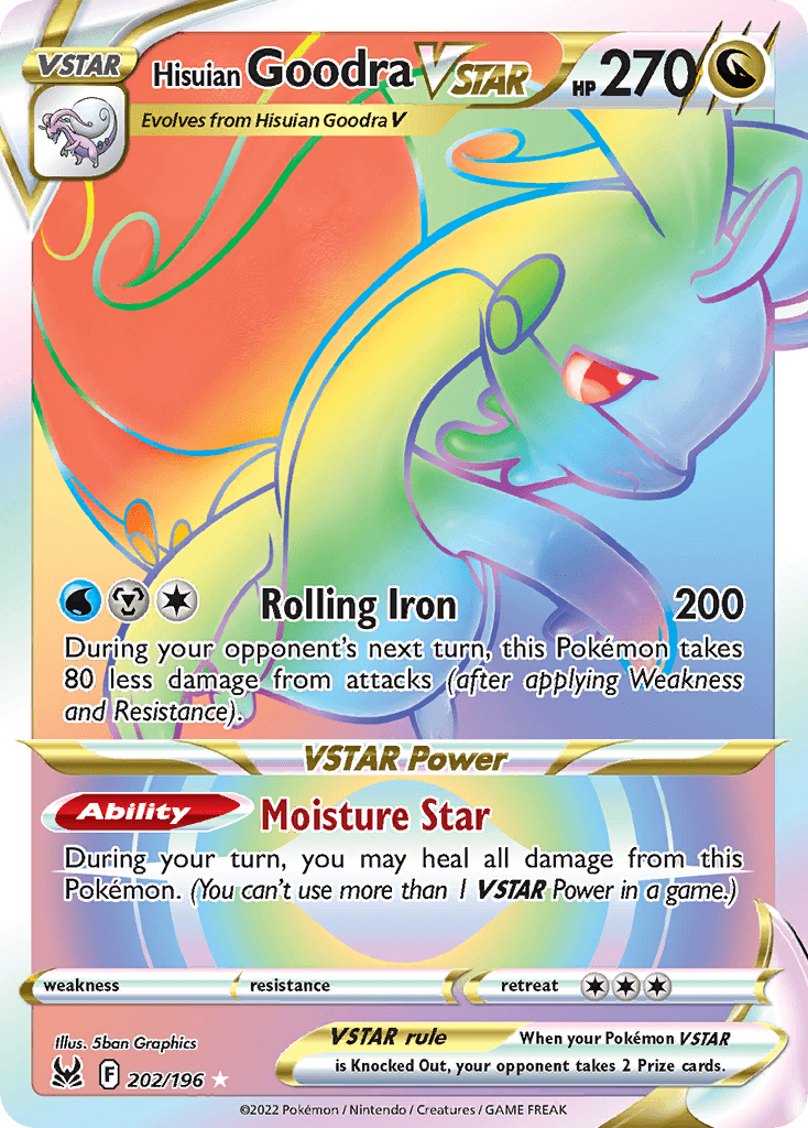 Hisuian Goodra VSTAR Pokémon card