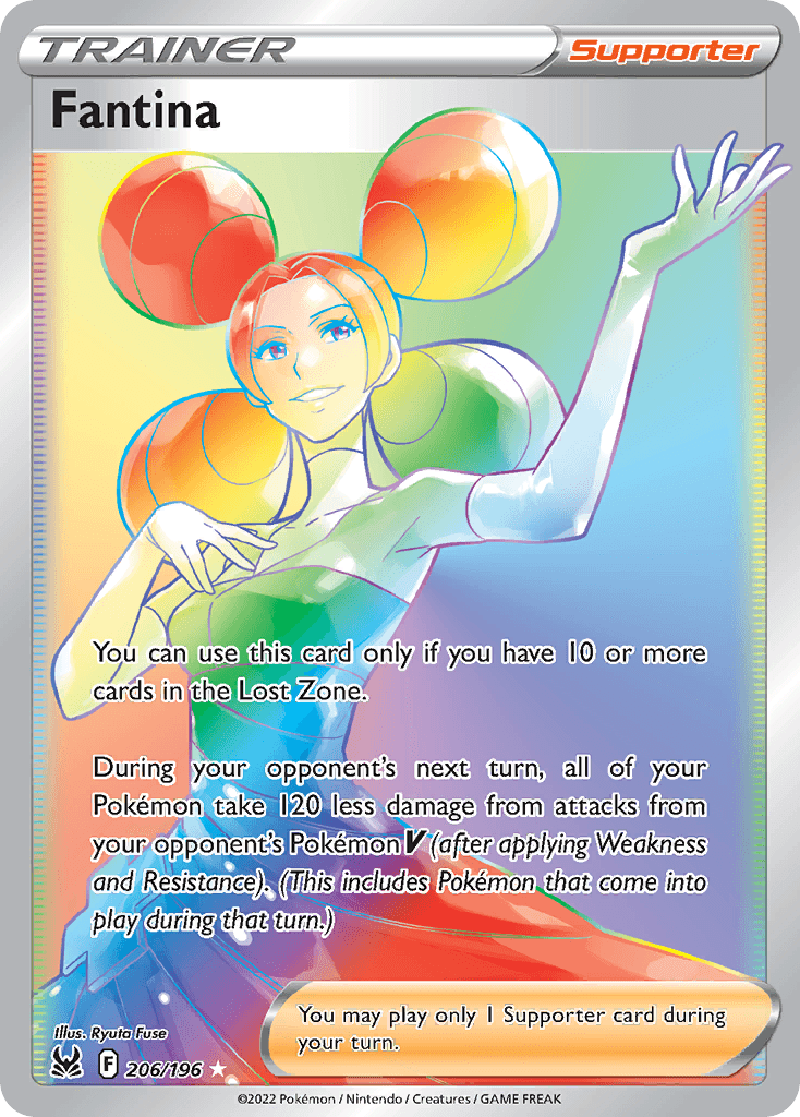 Fantina Pokémon card