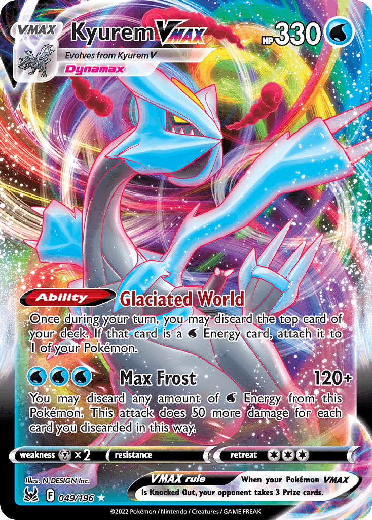 Kyurem VMAX Pokémon card