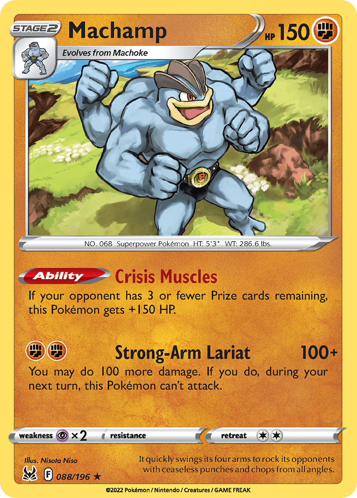 Machamp Pokémon card