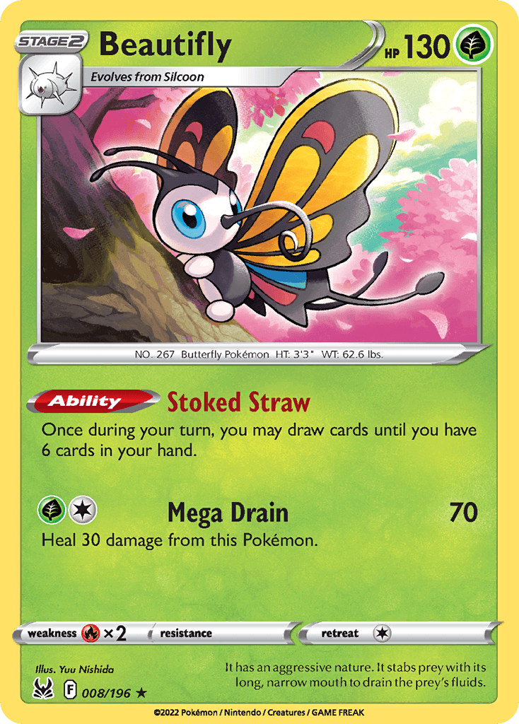 Beautifly Pokémon card