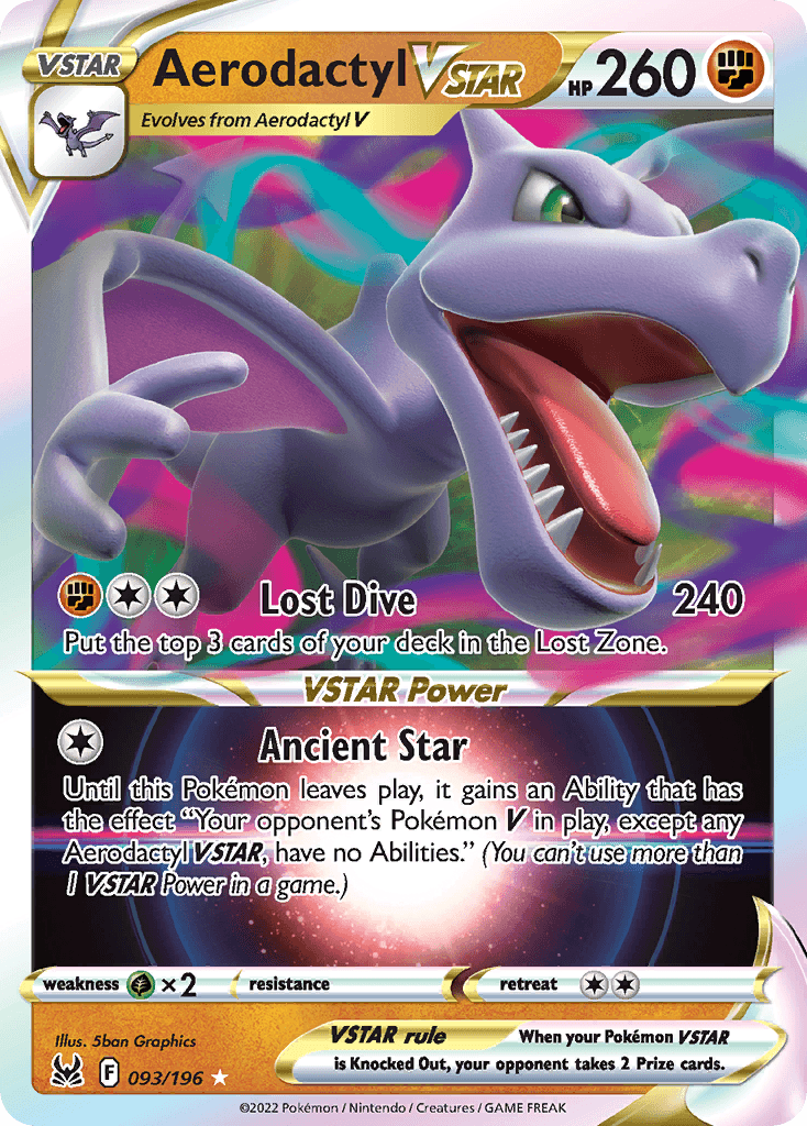 Aerodactyl VSTAR — Rare Holo VSTAR