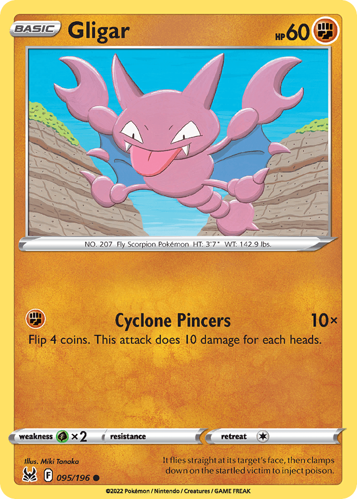 Gligar Pokémon card