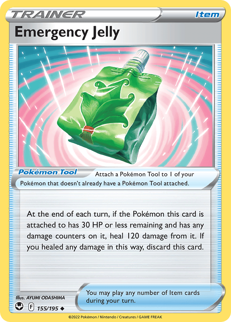 Emergency Jelly Pokémon card