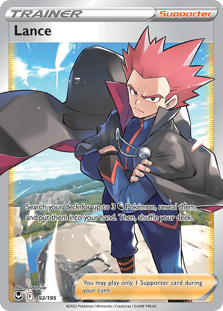 Lance Pokémon card