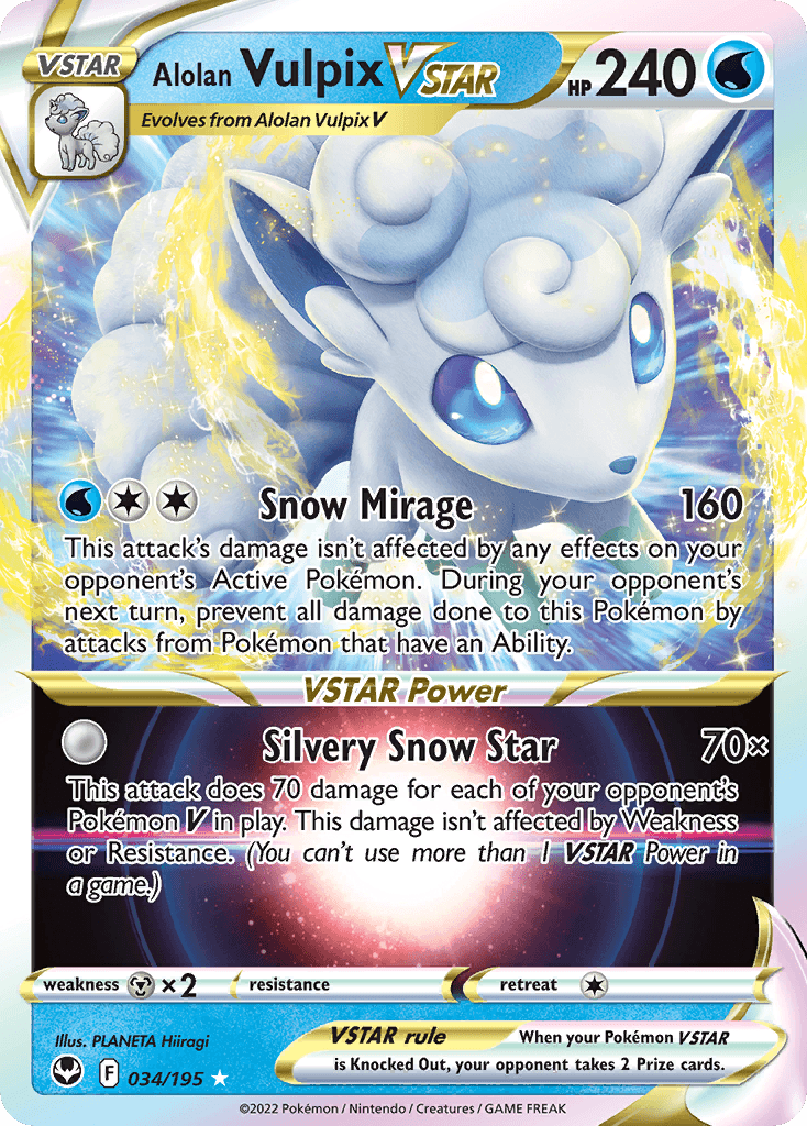 Alolan Vulpix VSTAR — Rare Holo VSTAR