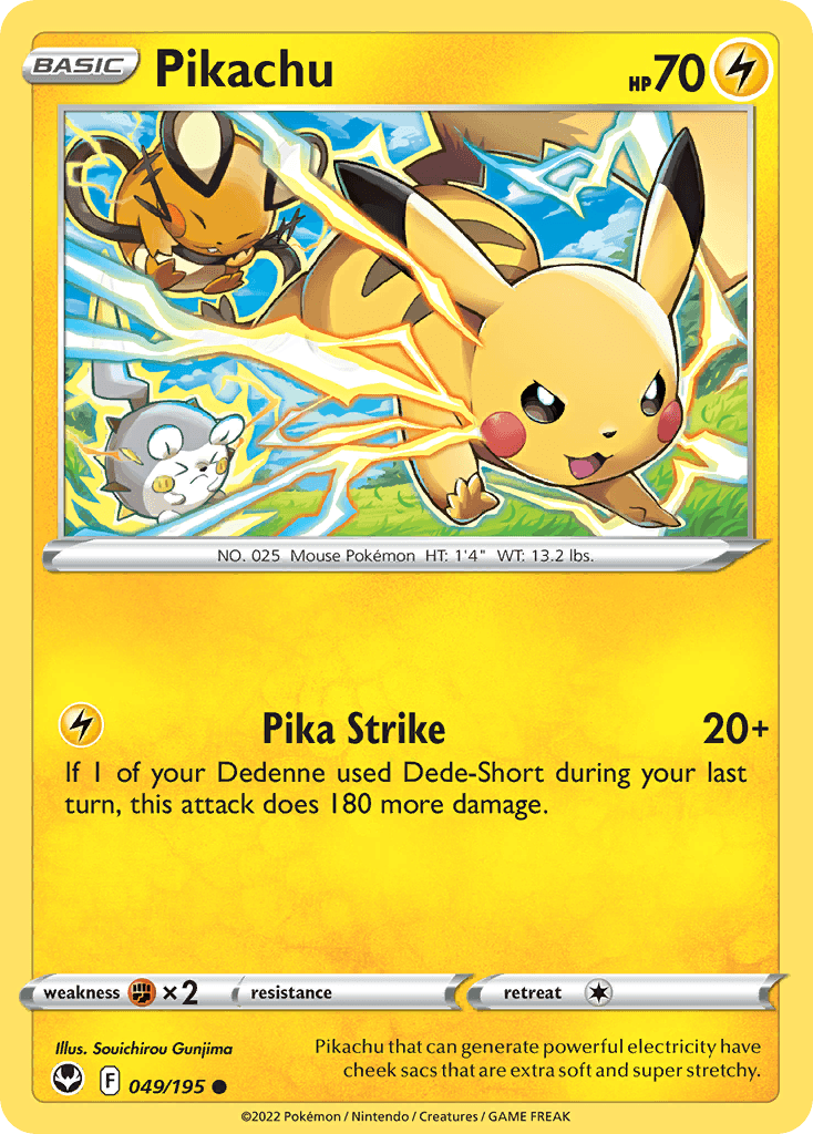 Pikachu Pokémon card