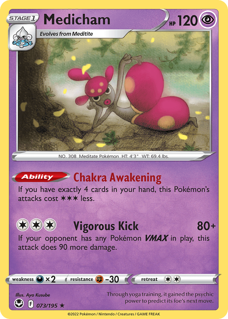 Medicham Pokémon card