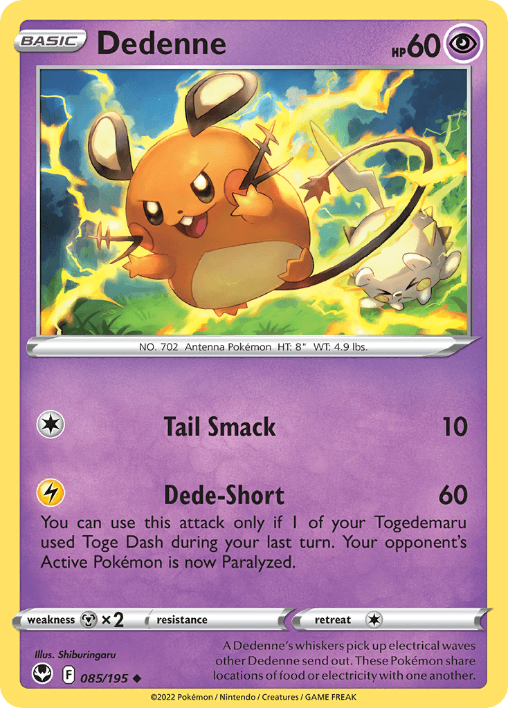 Dedenne Pokémon card