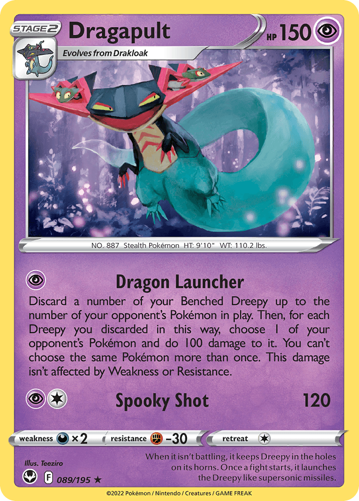 Dragapult Pokémon card