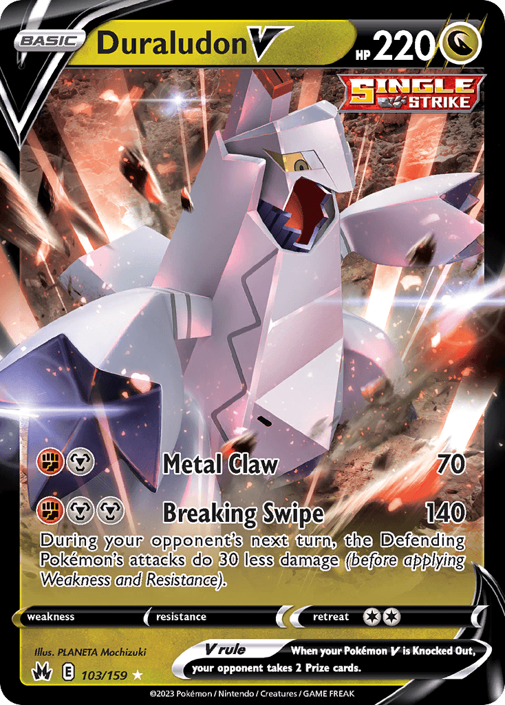 Duraludon V Pokémon card