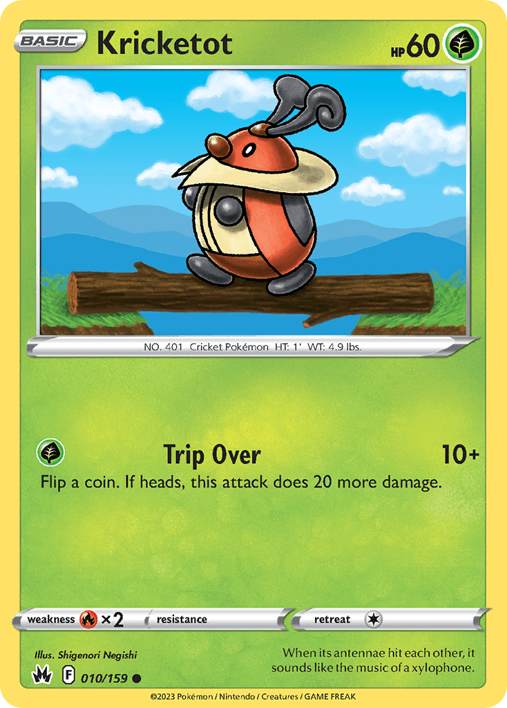 Kricketot Pokémon card