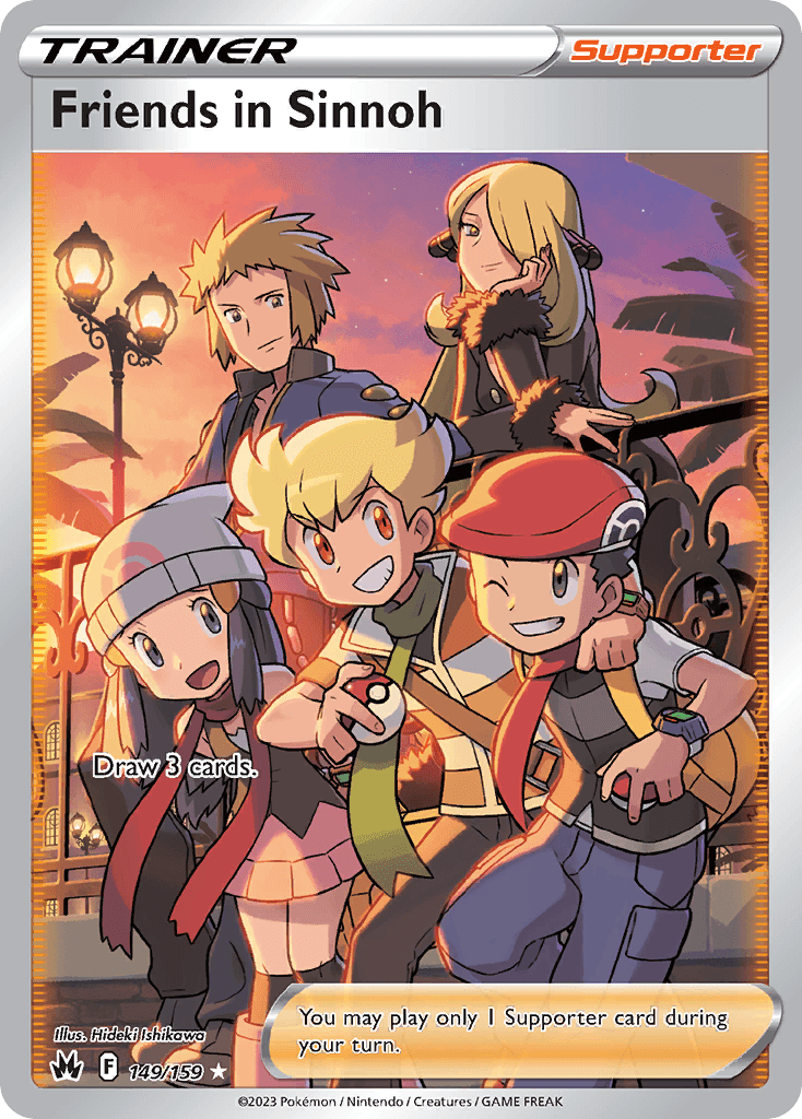 Friends in Sinnoh Pokémon card
