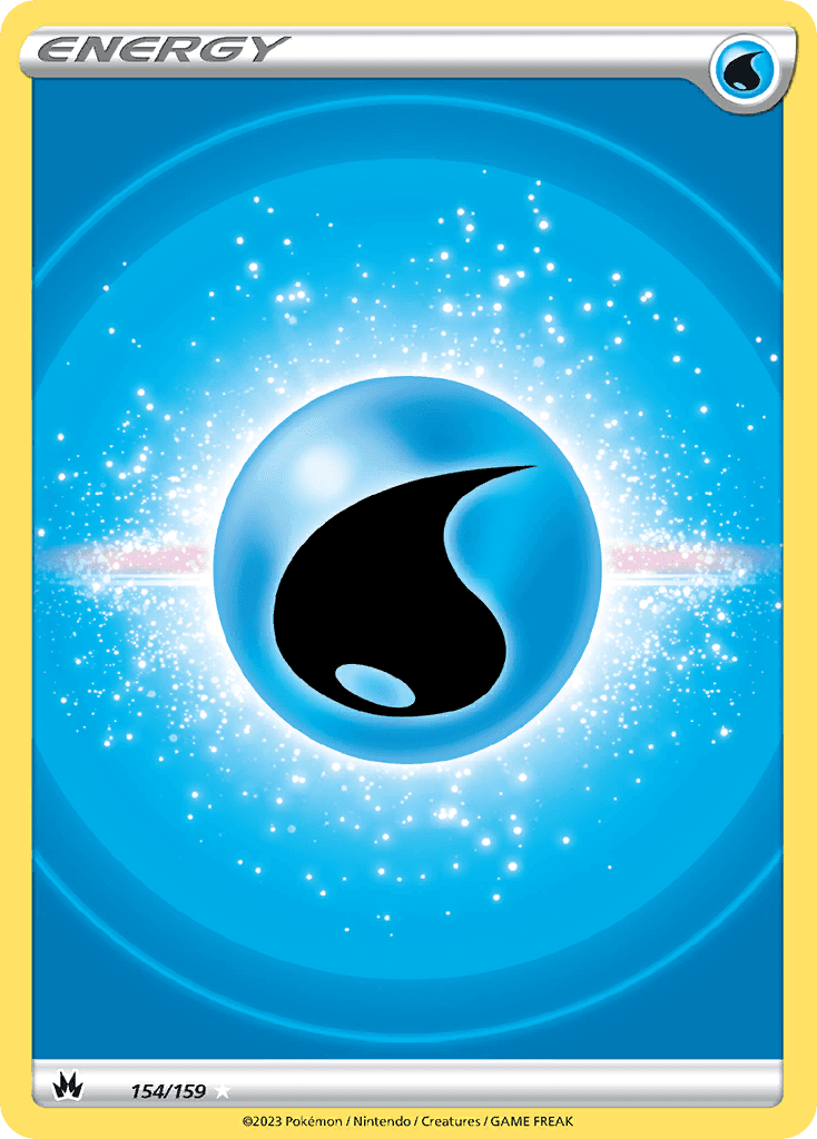 Water Energy Pokémon card