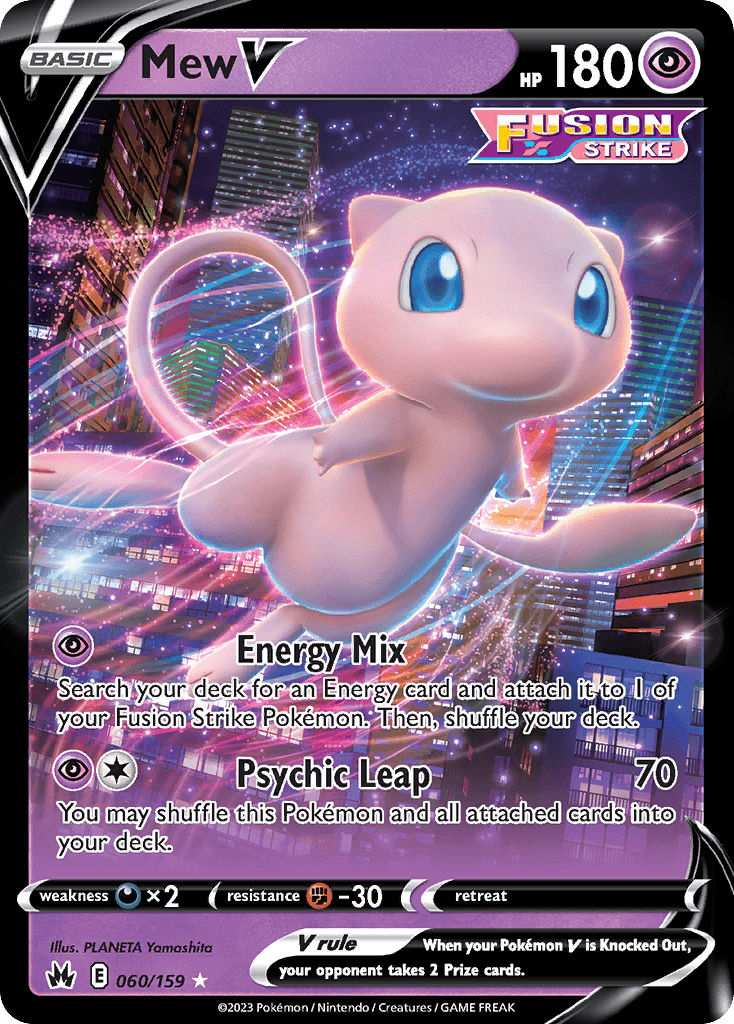 Mew V from Crown Zenith