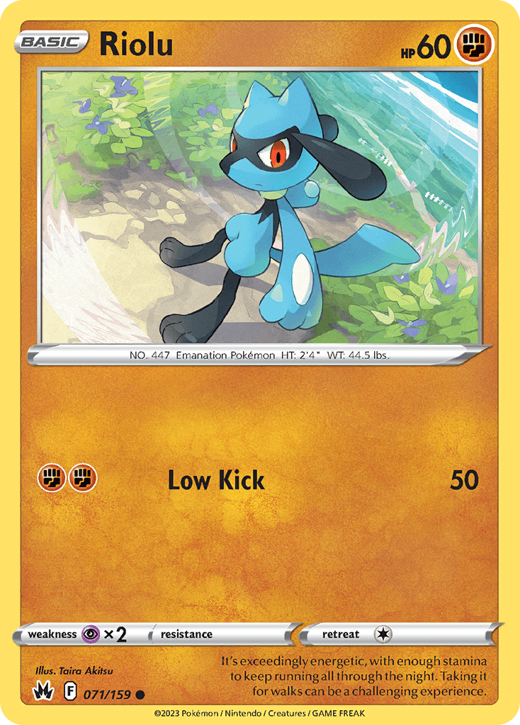 Riolu Pokémon card