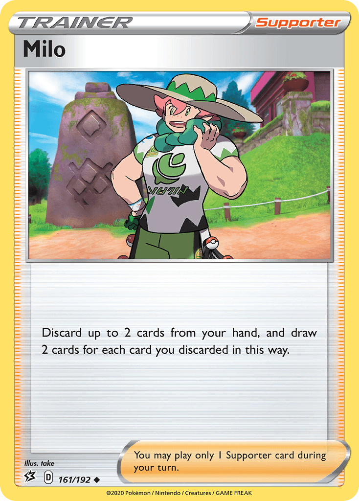 Milo Pokémon card