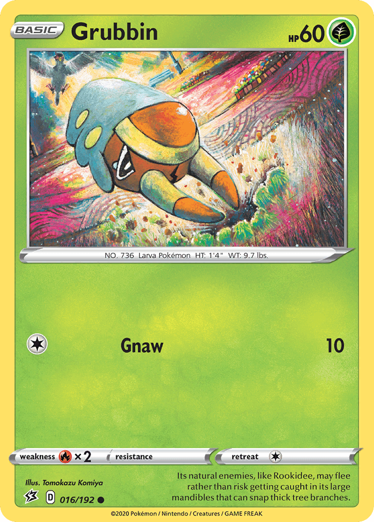 Grubbin Pokémon card