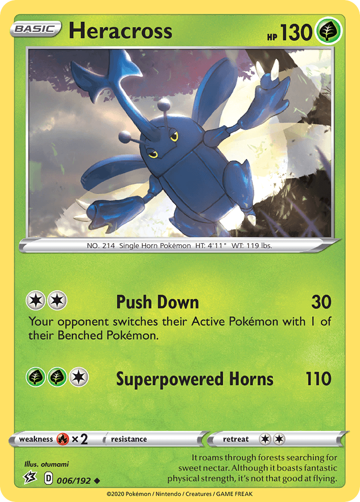Heracross Pokémon card