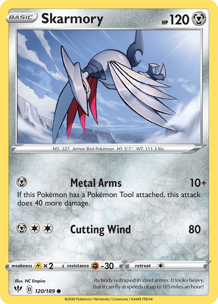 Skarmory Pokémon card
