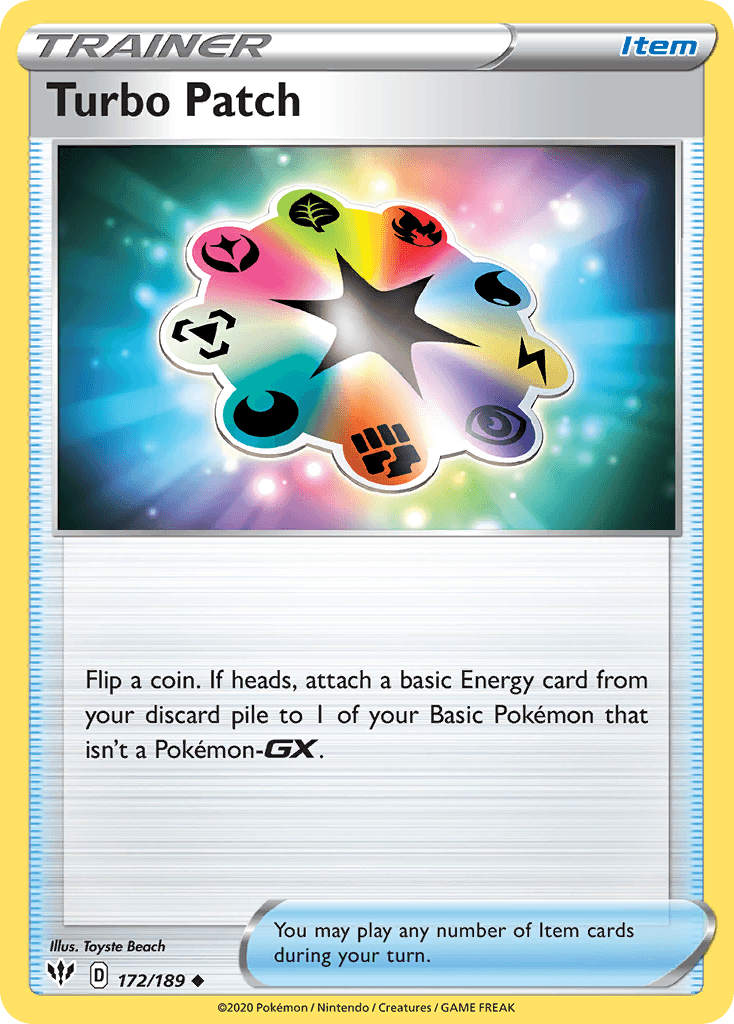 Turbo Patch Pokémon card