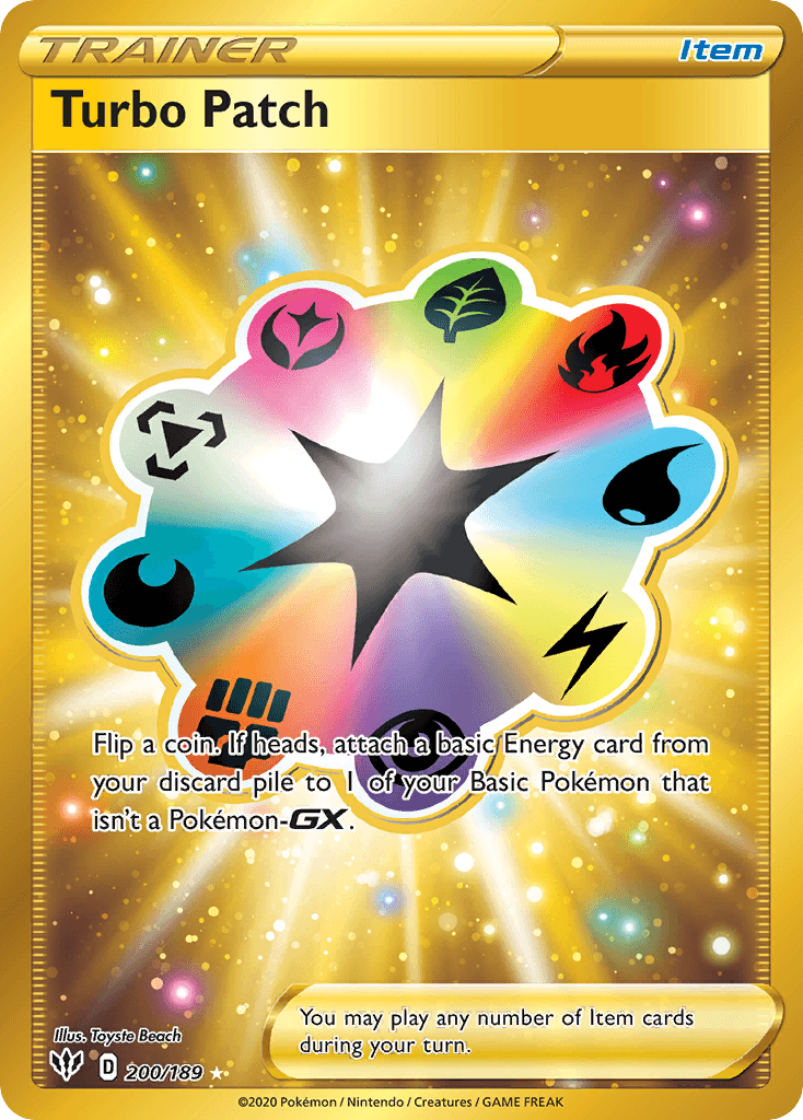 Turbo Patch Pokémon card