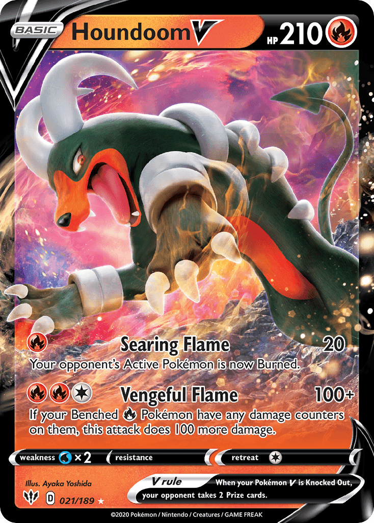 Houndoom V illustrated by Ayaka Yoshida