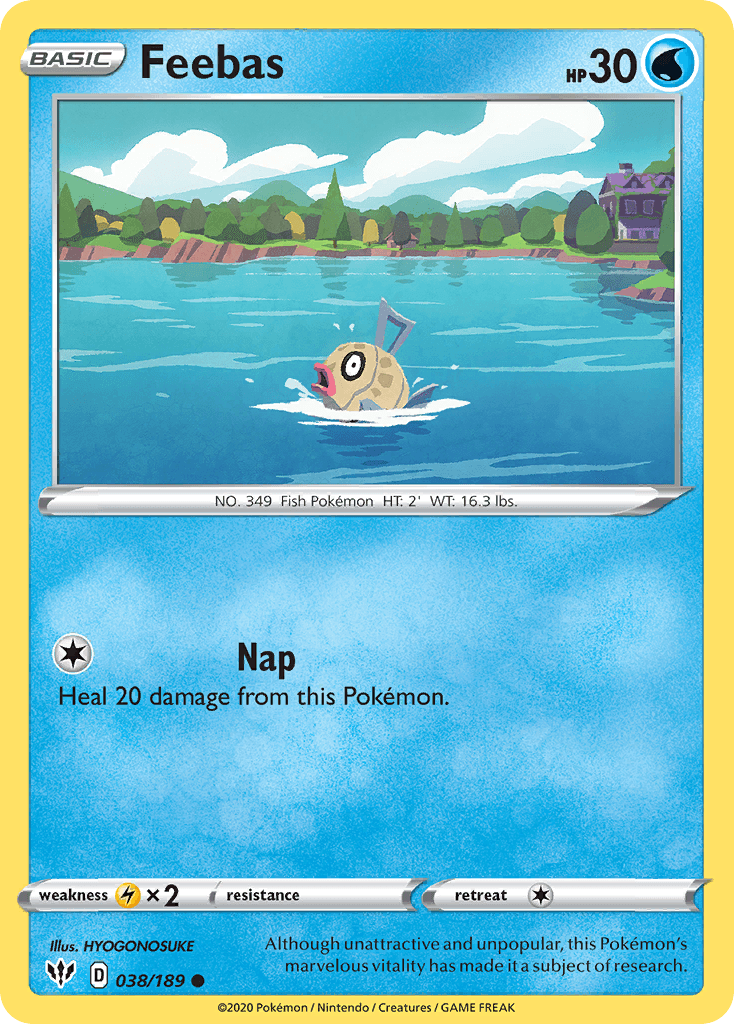 Feebas Pokémon card