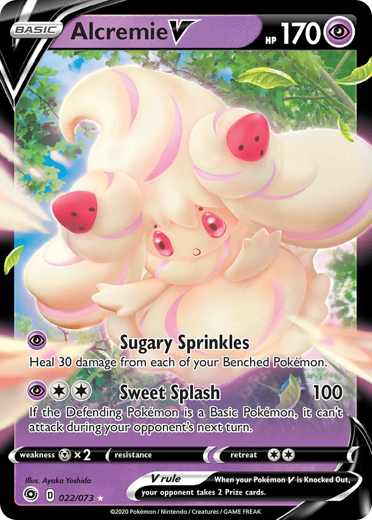 Alcremie V illustrated by Ayaka Yoshida