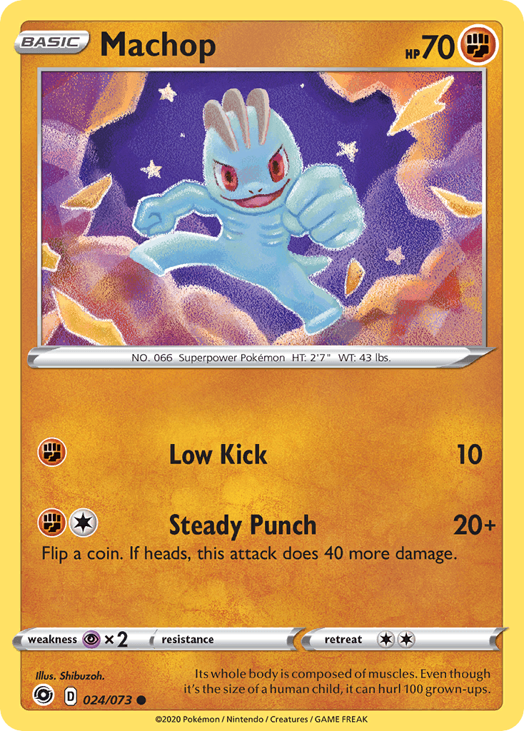Machop Pokémon card