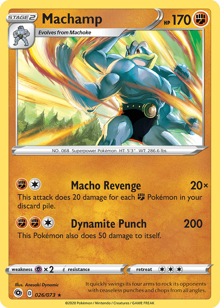 Machamp Pokémon card