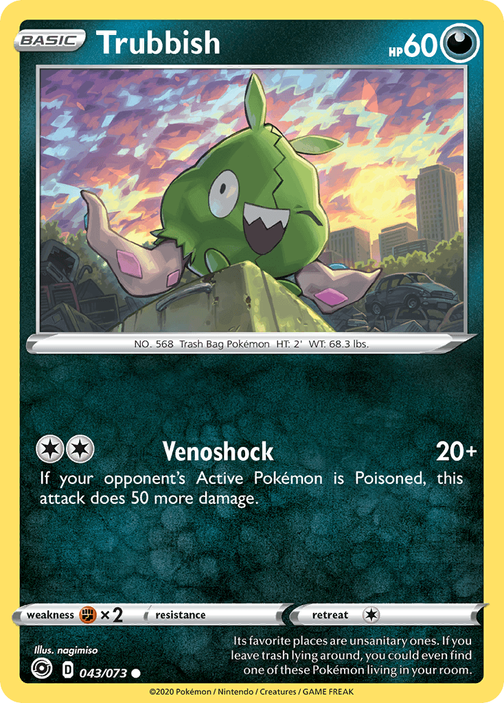 Trubbish Pokémon card