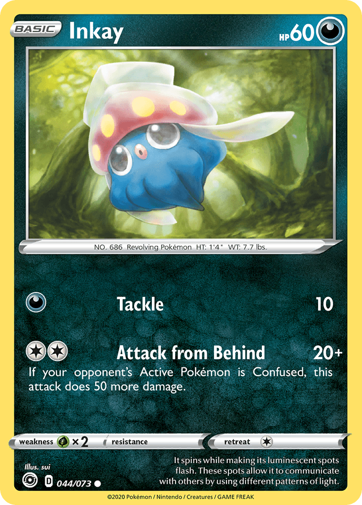 Inkay Pokémon card