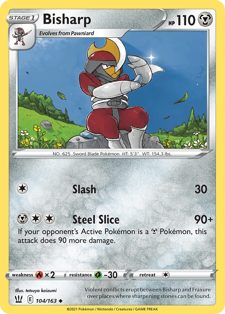 Bisharp Pokémon card