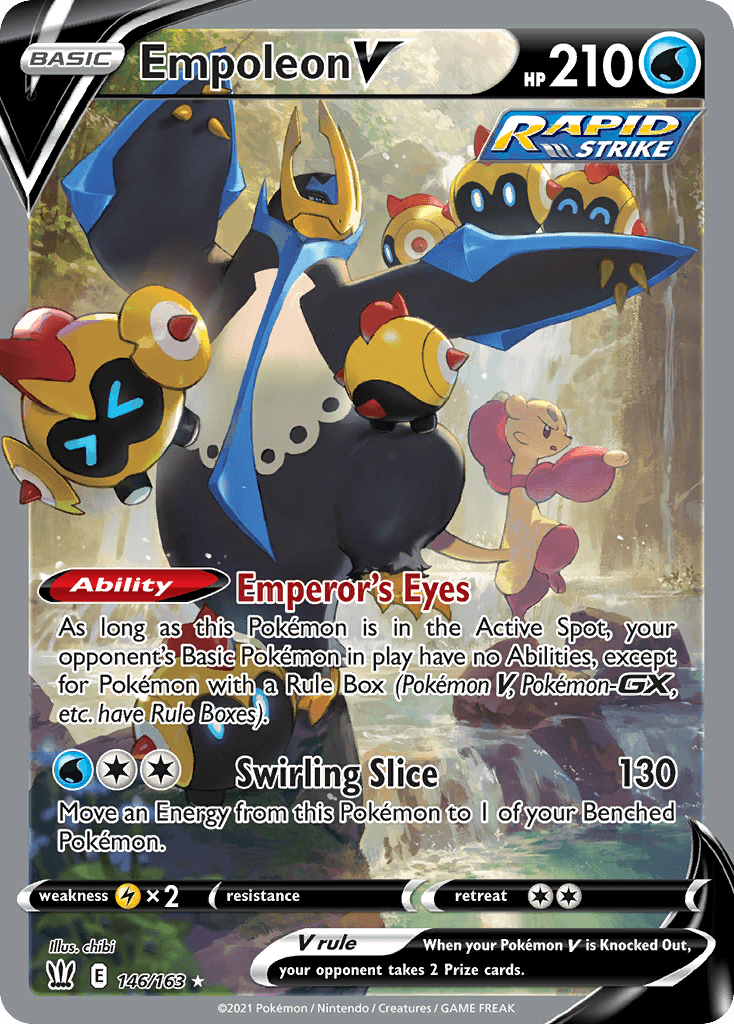 Empoleon V Pokémon card