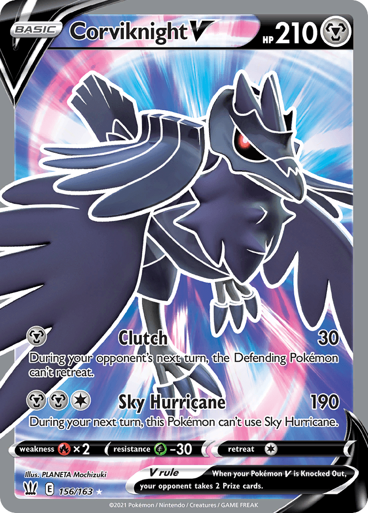 Corviknight V Pokémon card